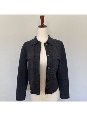 Sezane Betty Cardigan Gray Size XS